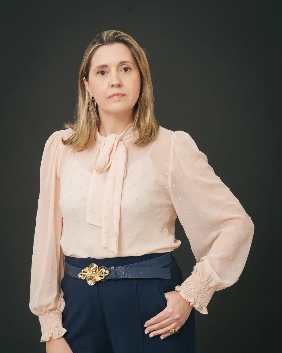 Letícia Lang, retrato de estúdio
